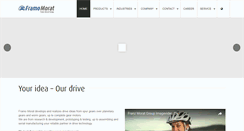 Desktop Screenshot of framo-morat.com
