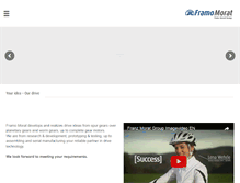 Tablet Screenshot of framo-morat.com